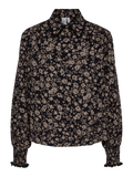 Y.A.S Yastilera LS Skjorta - Black/Tilera Fungi