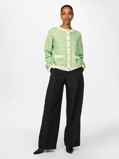 Yasgea Ls Knit Cardigan - Birch Medium Green