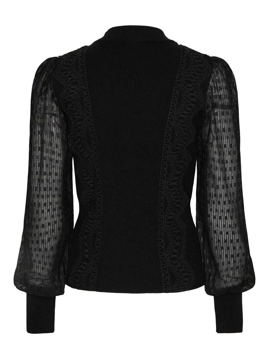 Yasstela Ls Knit Pullover - Black