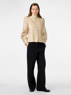 Yasripple Ls Shirt - Sheer Bliss