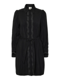 Yasunica Ls Shirt Dress S. - Black