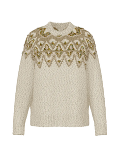 Yasela Ls Knit Pullover New - Perfectly Pale Multi Pattern