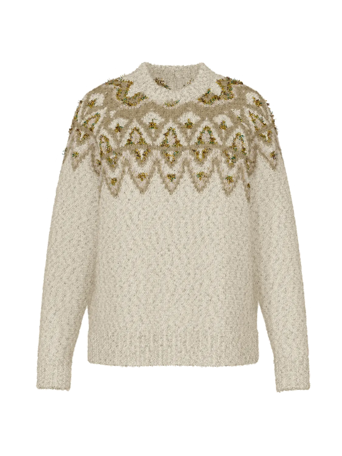 Yasela Ls Knit Pullover New - Perfectly Pale Multi Pattern