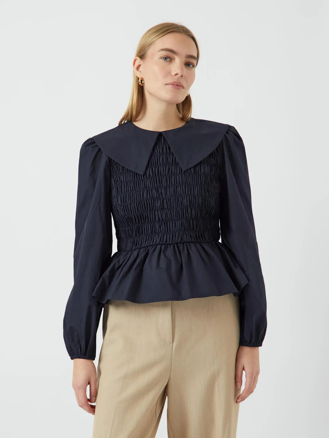 Yasroma Ls Top - Navy Blazer