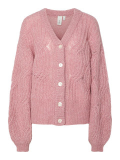 Yaszuma Ls Knit Cardigan - Lilas