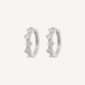 Mixed Medium Hoops - Silver