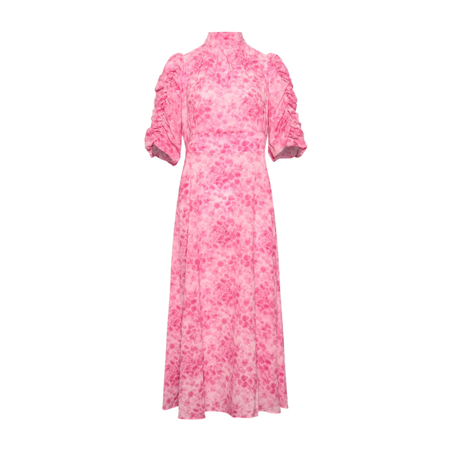 Leo Long Dress - Trudy Pink Print
