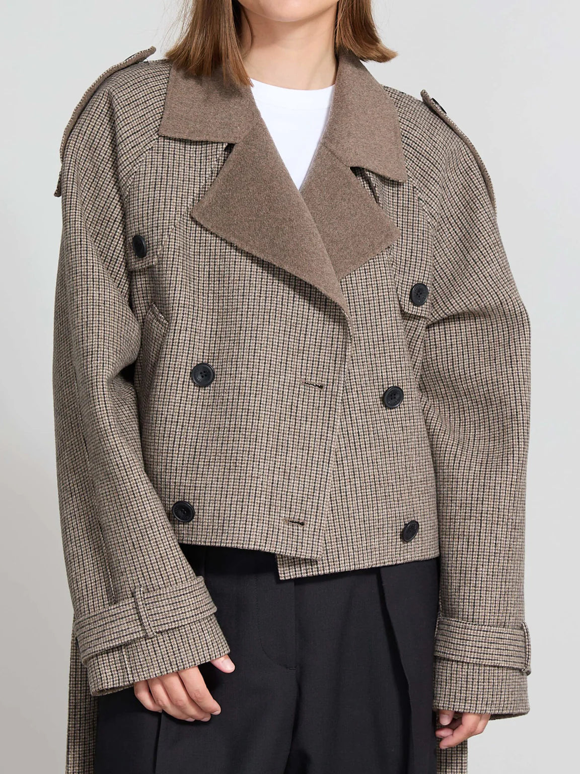 John Jacket Checked - Beige