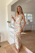 Novaic Mesh Dress - Pastel Garden