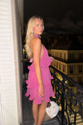 Karmenic Dress - Fuchsia Pink