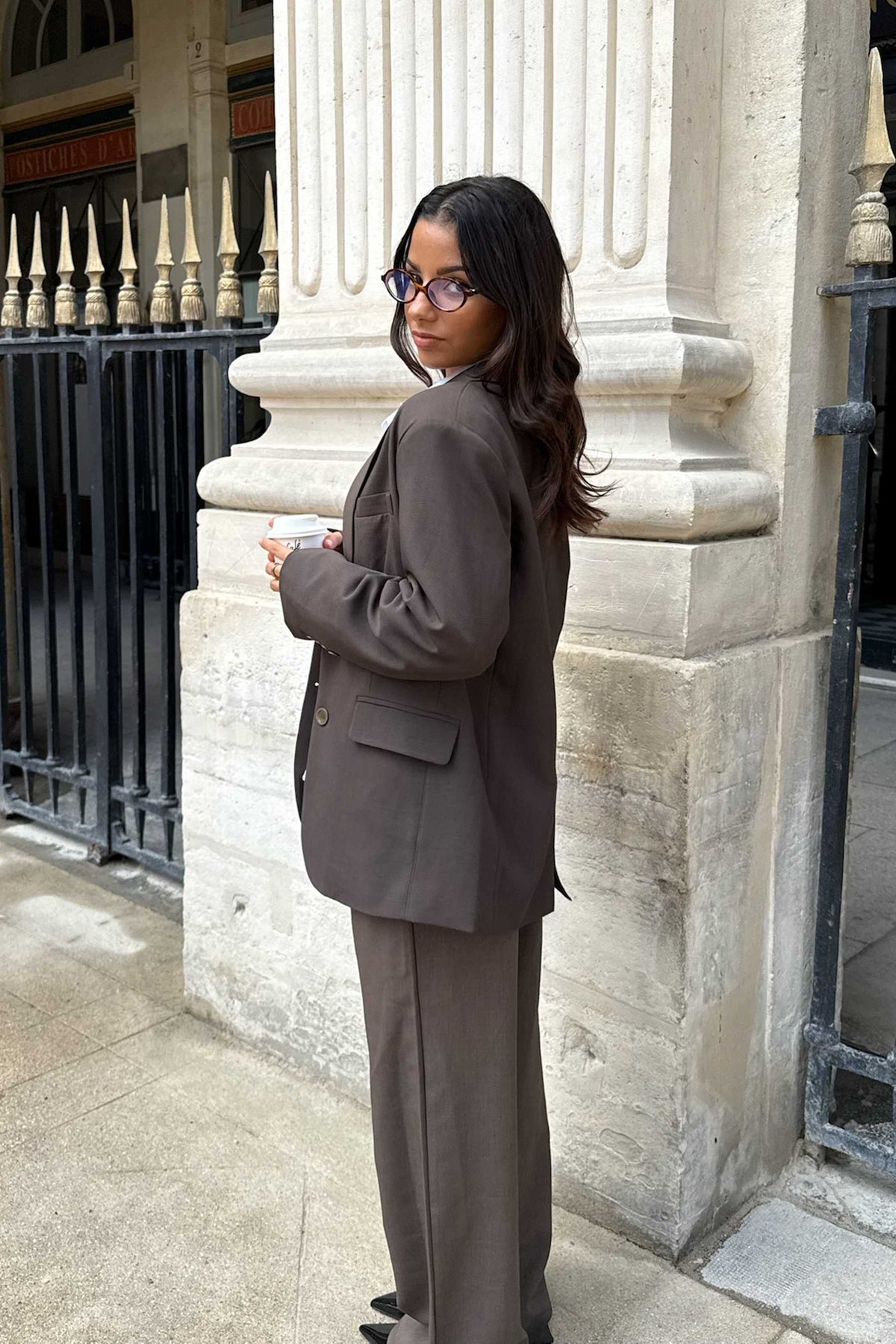 Signatureic Blazer - Mörkbrun