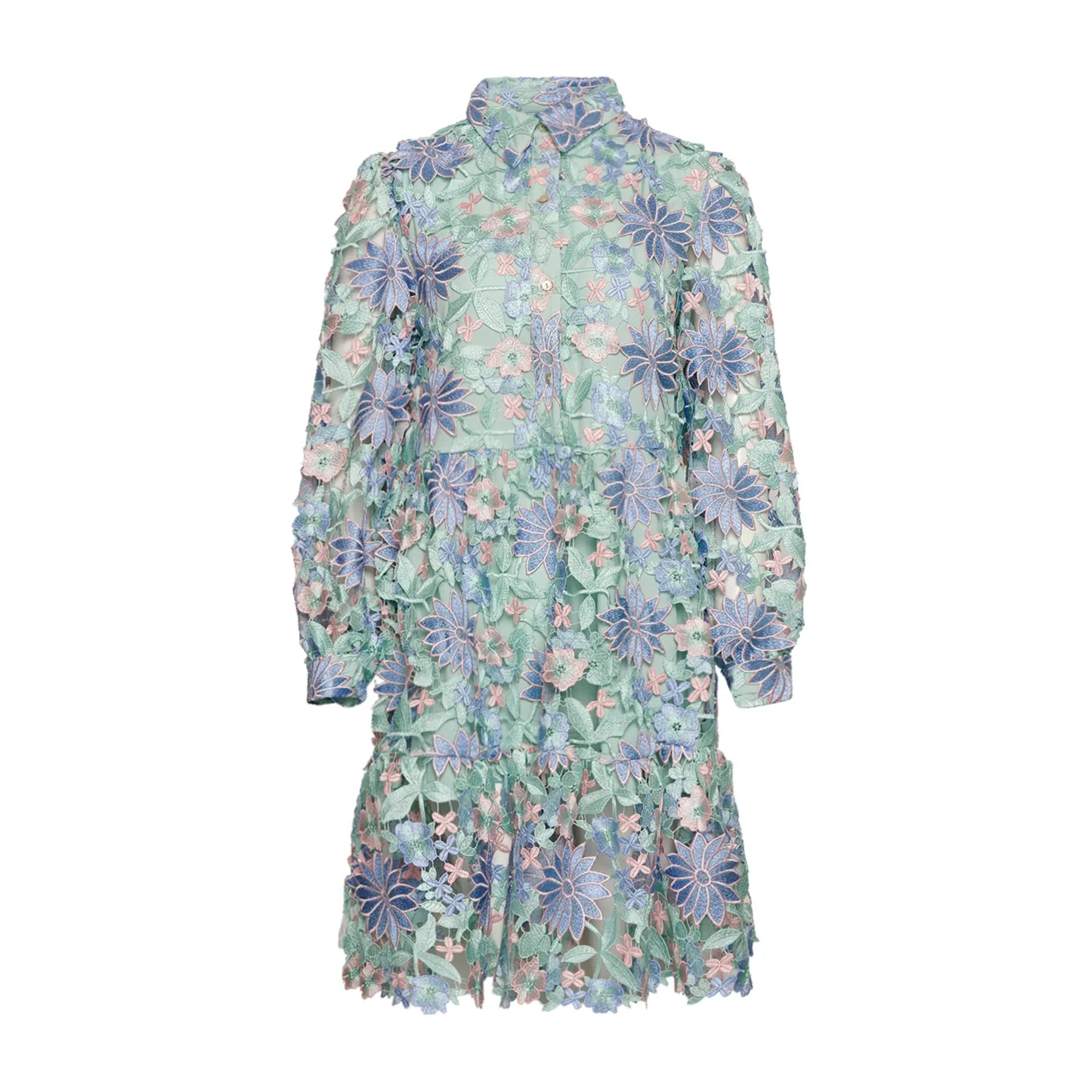 Star Ls Dress - Blue Mix