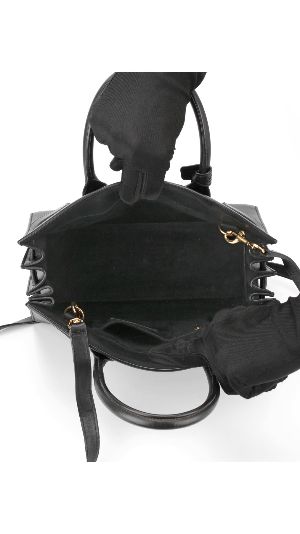 Saint Laurent Sac De Jour Nano Skinnväska - Svart