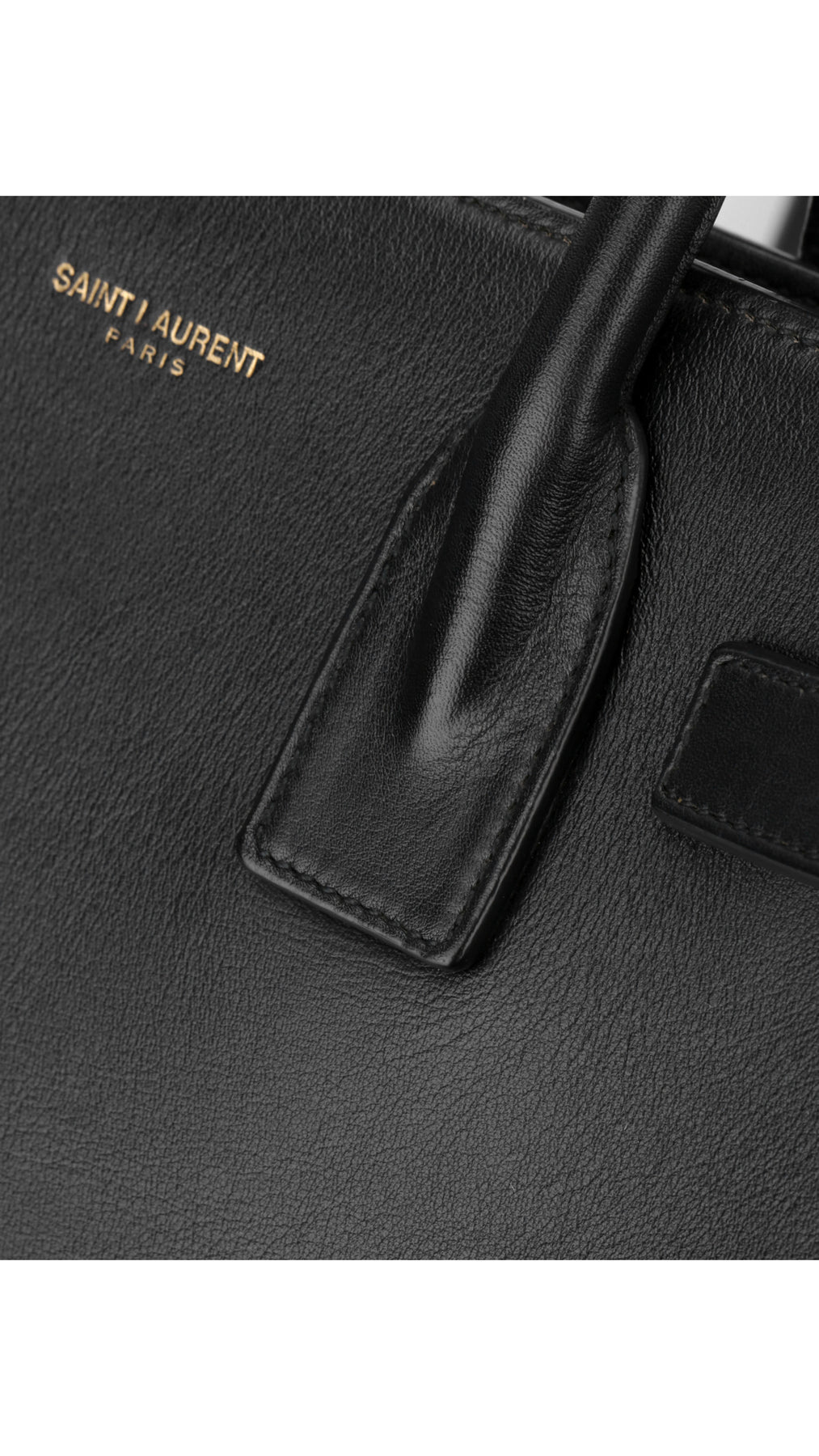 Saint Laurent Sac De Jour Nano Skinnväska - Svart