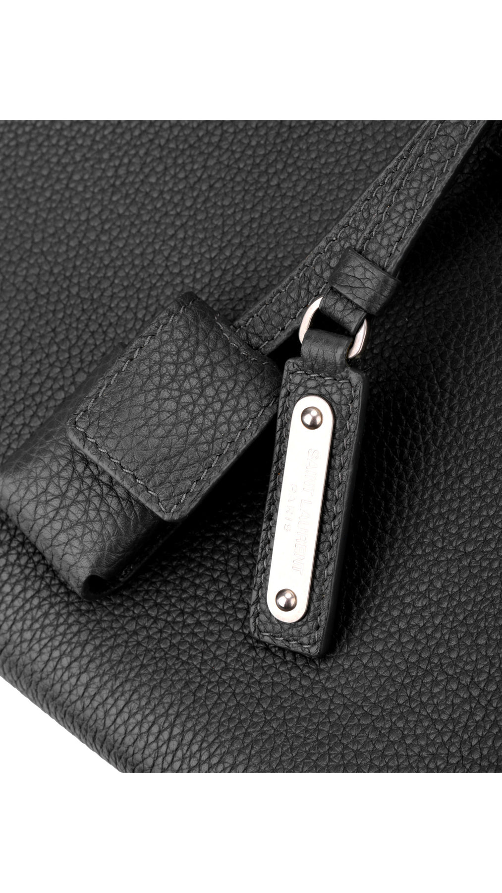 Saint Laurent Sac De Jour Nano Leather Tote - Grey
