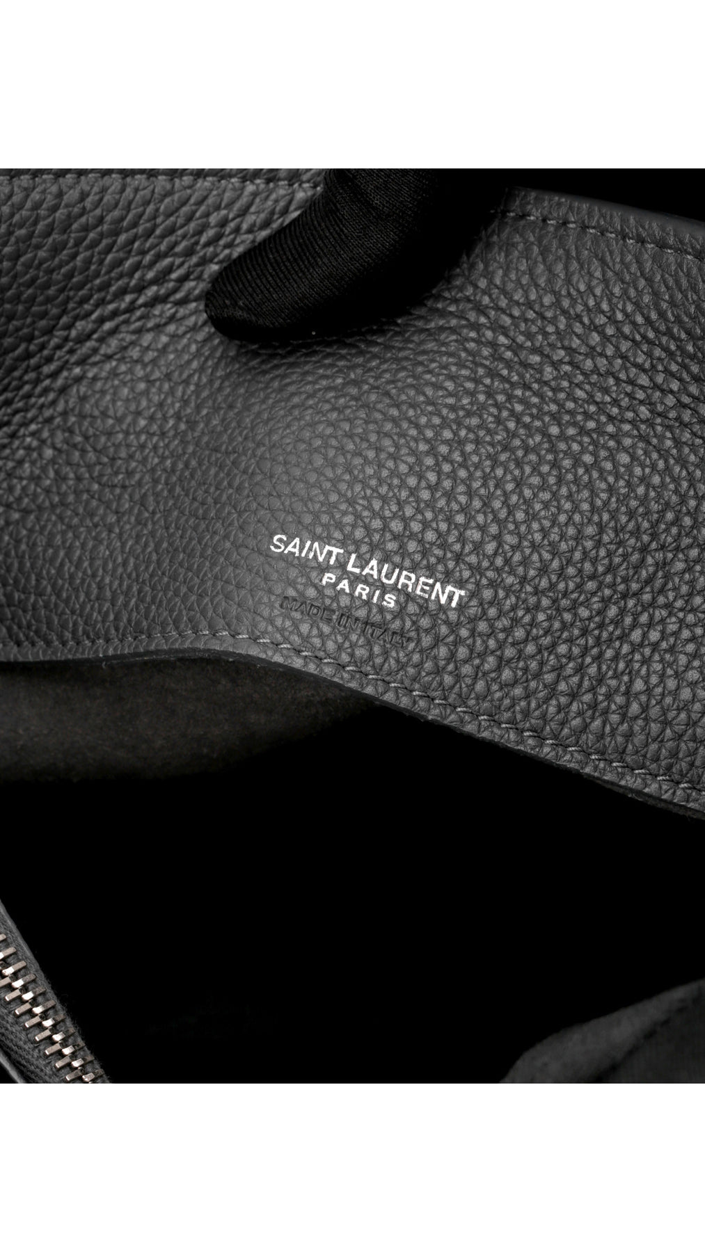 Saint Laurent Sac De Jour Nano Leather Tote - Grey