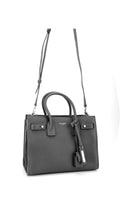 Saint Laurent Sac De Jour Nano Leather Tote - Grey