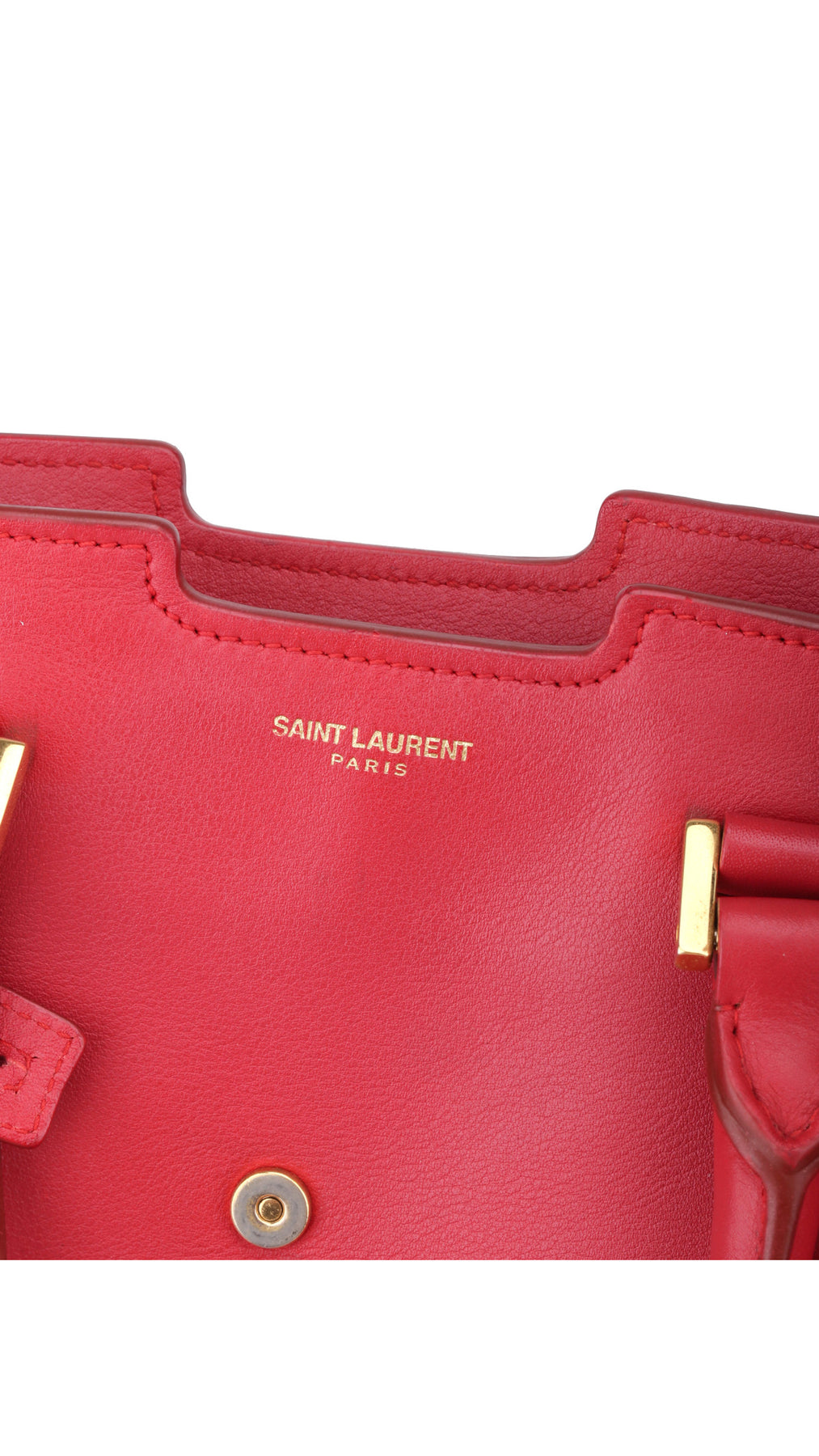 Saint Laurent Cabas Chyc Axelväska - Röd