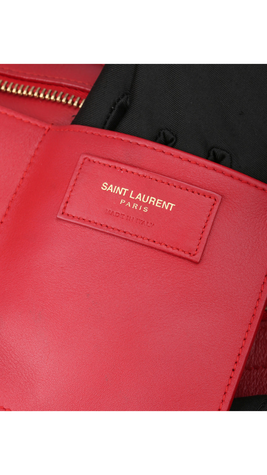 Saint Laurent Cabas Chyc Axelväska - Röd