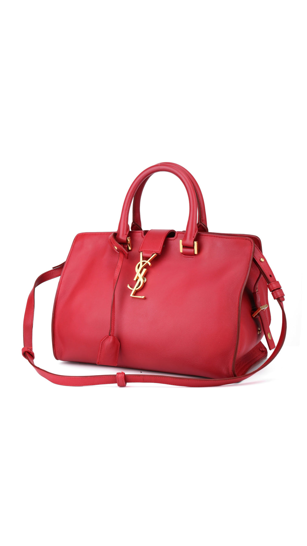 Saint Laurent Cabas Chyc Axelväska - Röd