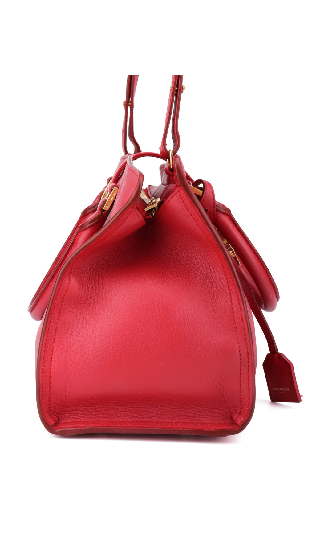 Saint Laurent Cabas Chyc Axelväska - Röd