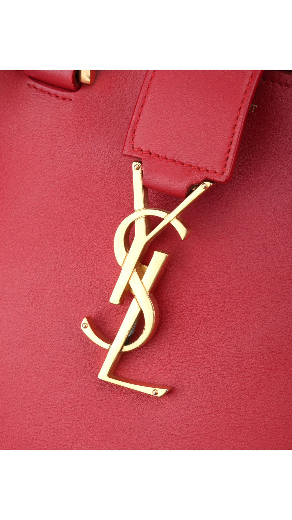 Saint Laurent Cabas Chyc Axelväska - Röd