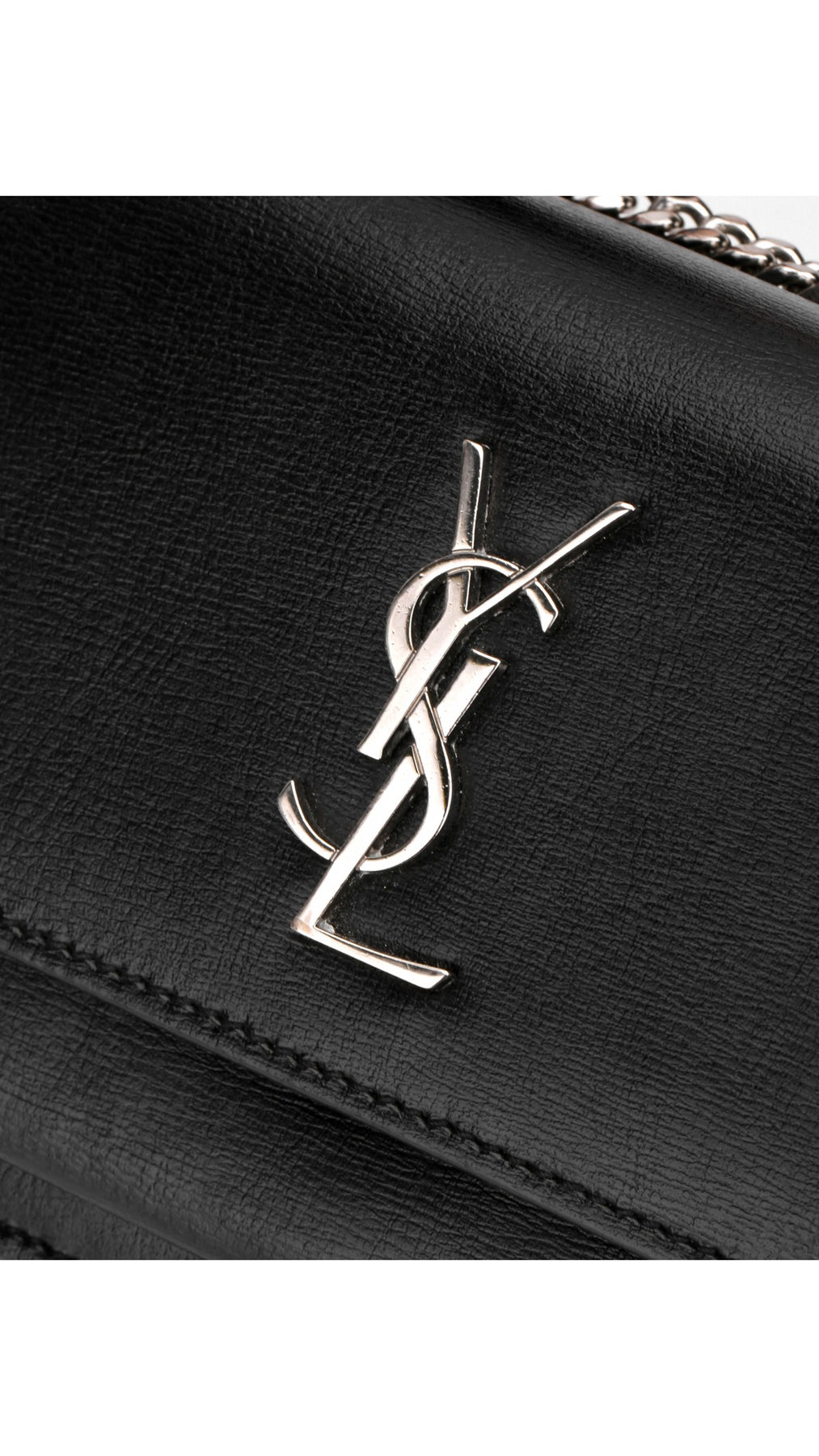 Saint Laurent Sunset Crossbody Bag - Svart