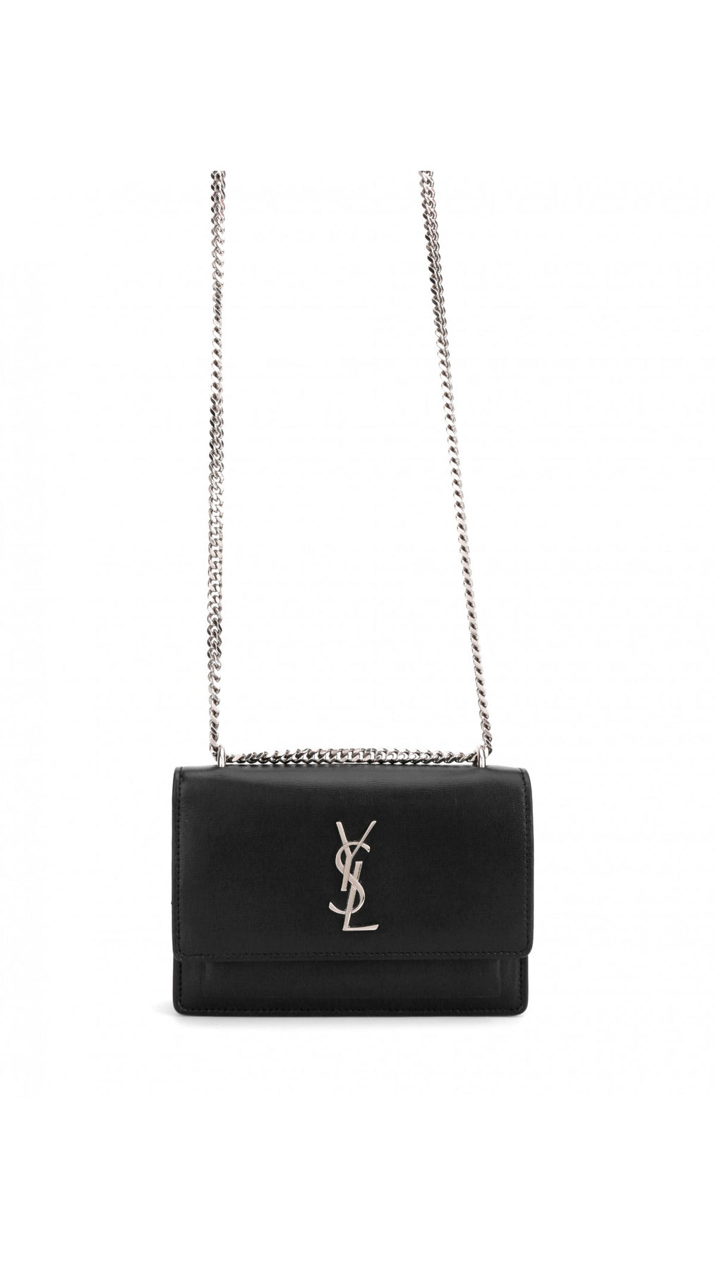 Saint Laurent Sunset Crossbody Bag - Svart