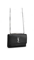 Saint Laurent Sunset Crossbody Bag - Svart
