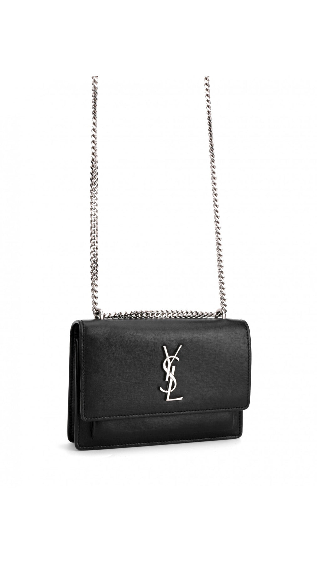 Saint Laurent Sunset Crossbody Bag - Svart