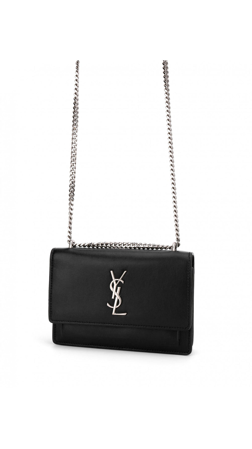 Saint Laurent Sunset Crossbody Bag - Svart