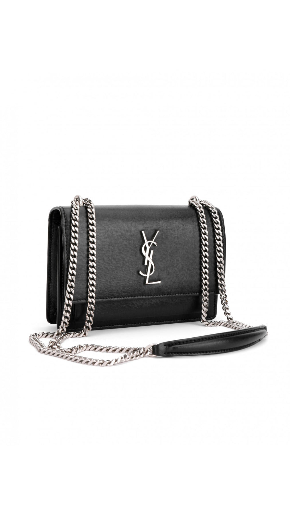 Saint Laurent Sunset Crossbody Bag - Svart