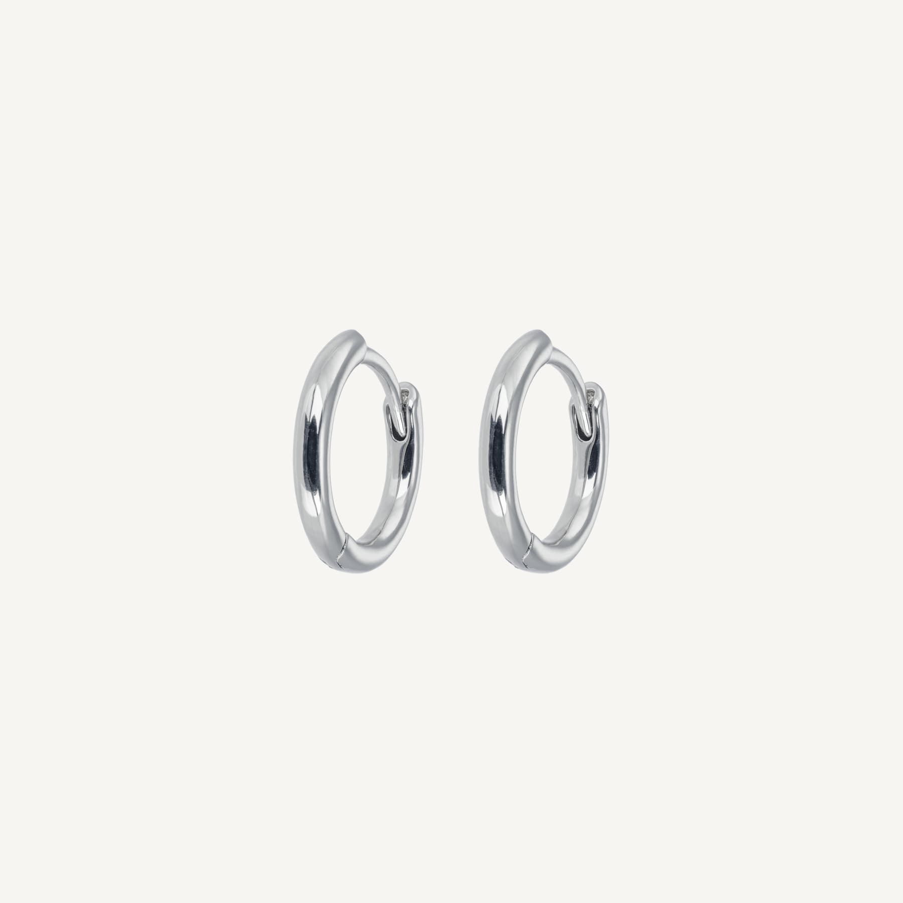 Small Hoops - Silver