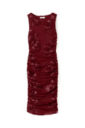 Lavinia Dress - Vinröd