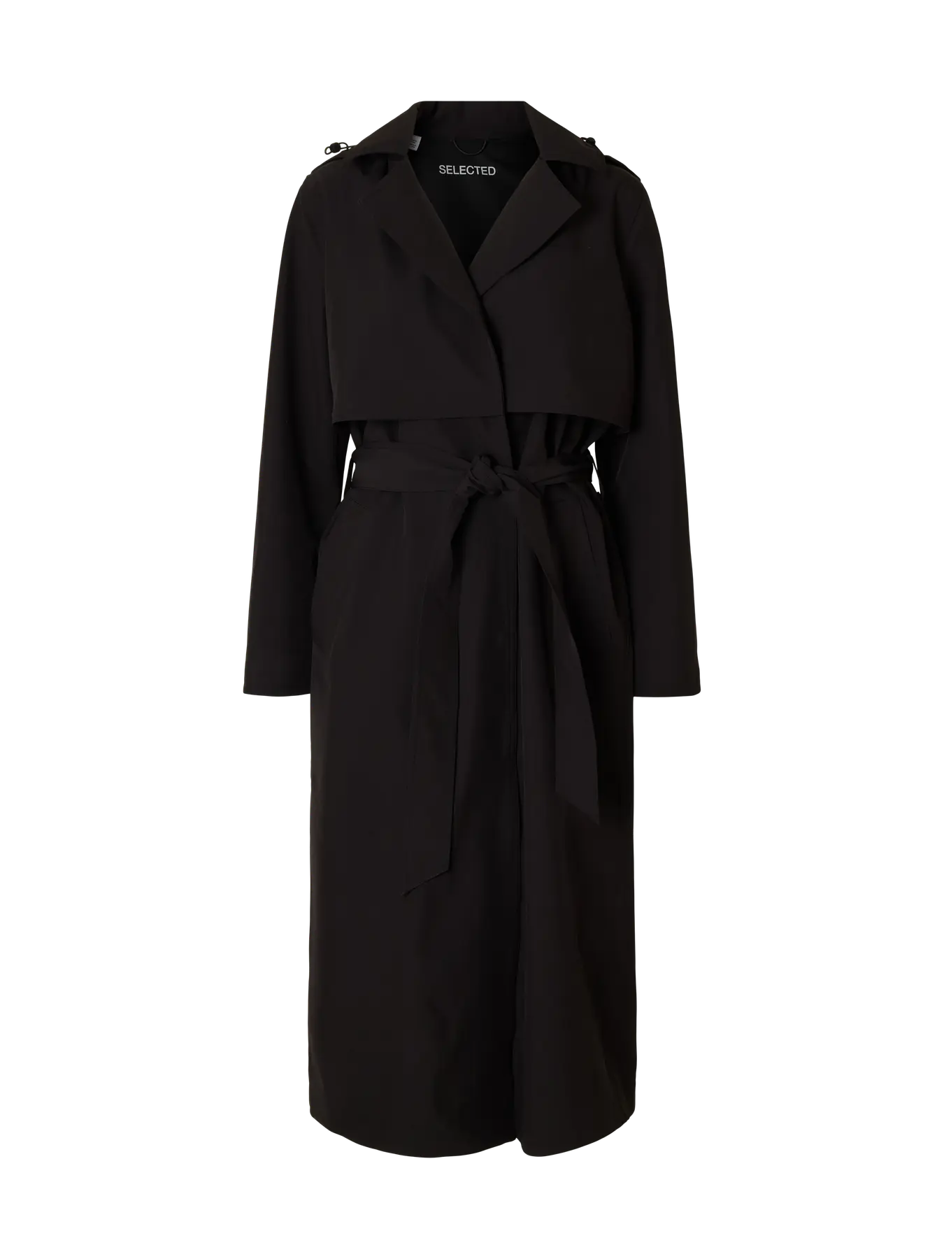 Aline Tech Trenchcoat - Black