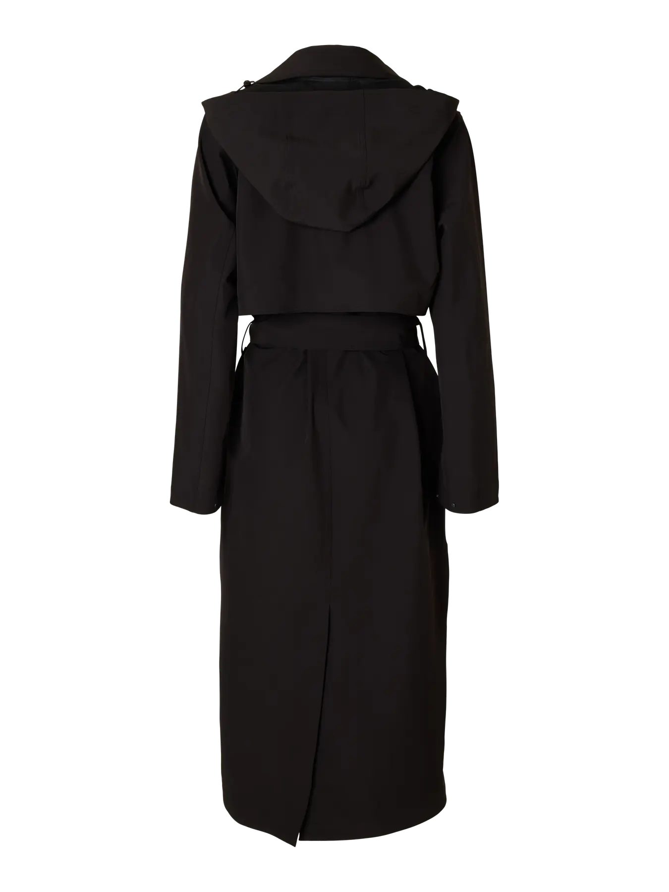 Aline Tech Trenchcoat - Black