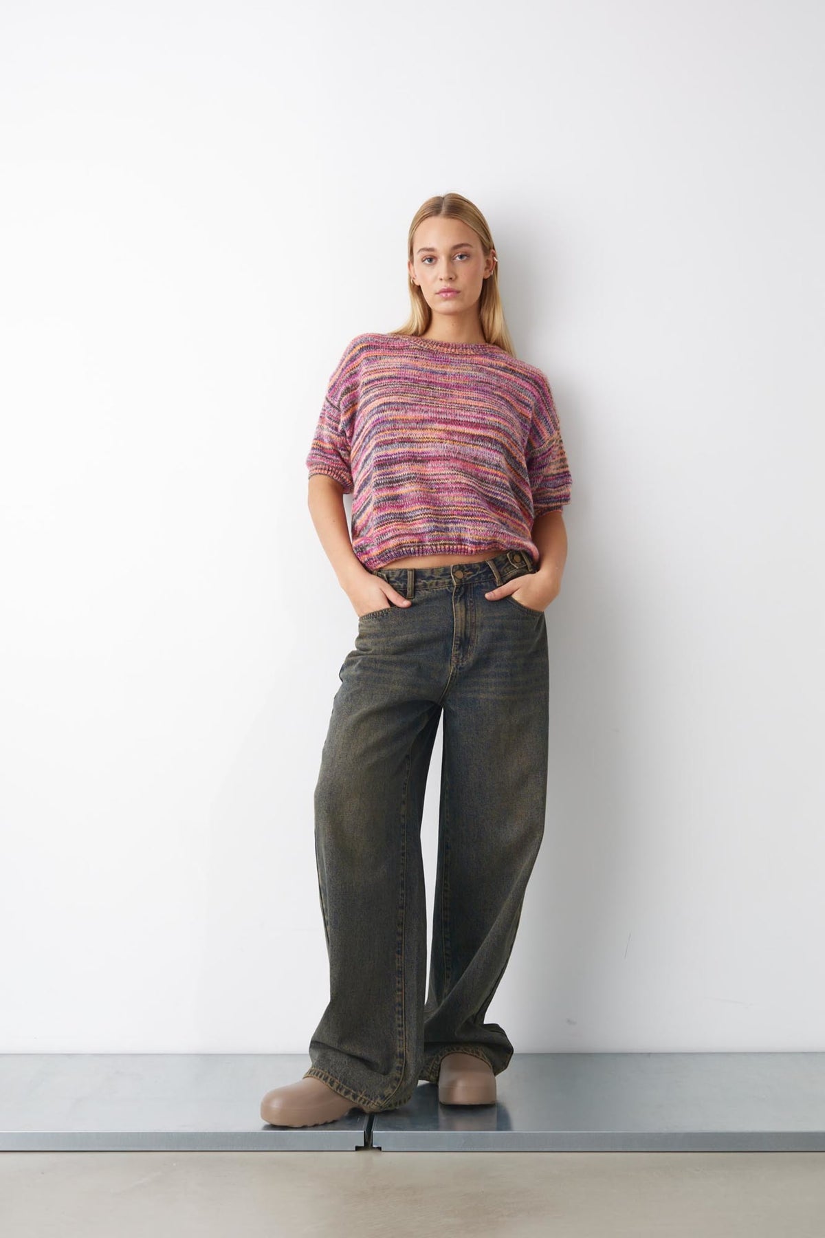 Mimi Knit - Rose Combo