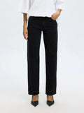 Straight Bea-Kori MW Jeans - Svart Denim