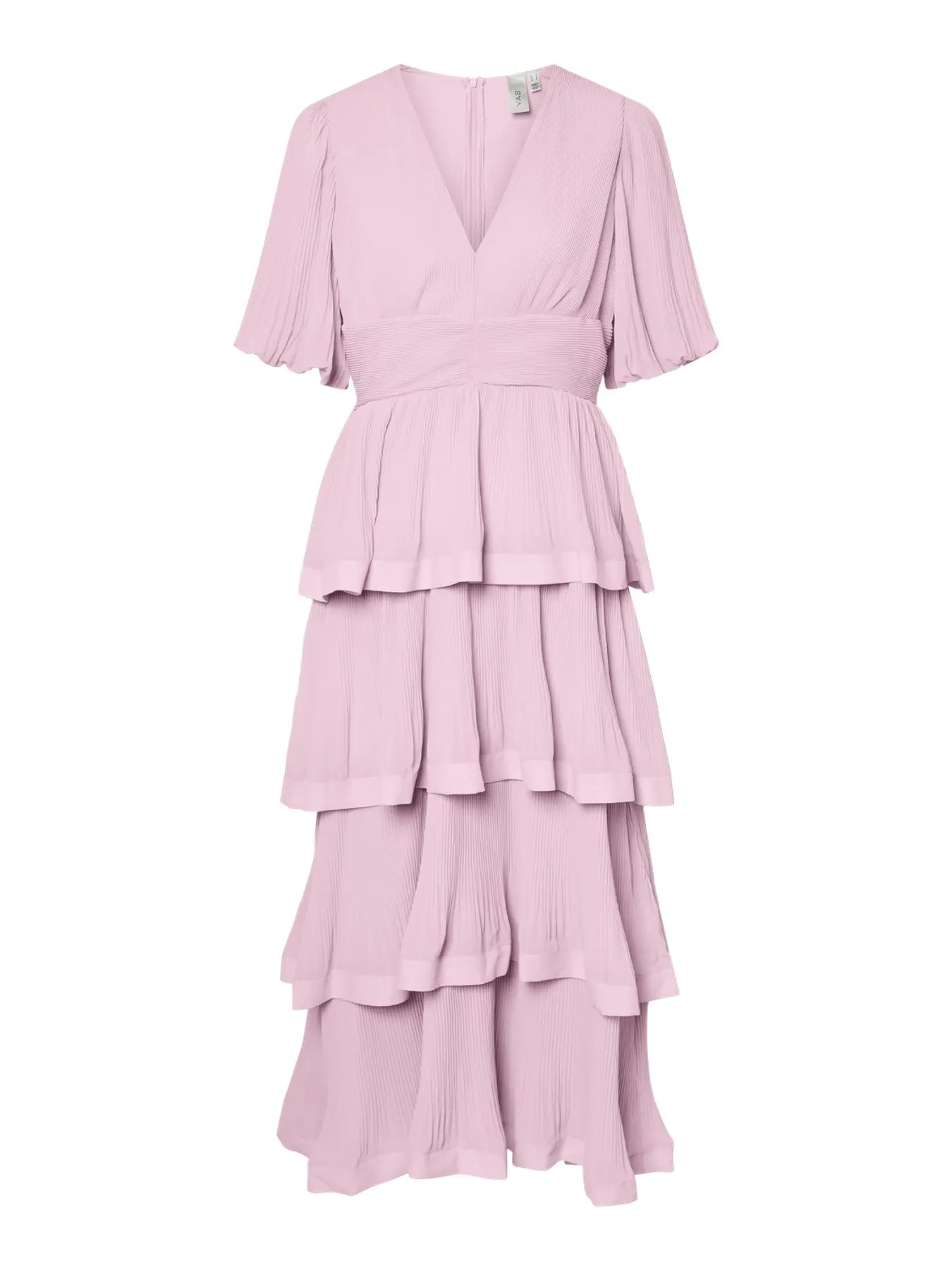 Yasplira SS Long Dress - Ballerina