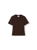Lidie SS Top - Chokladbrun