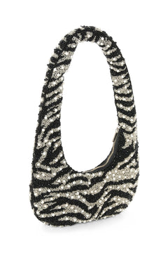 ZebrayGZ Bag - Zebra Pearl Rhinst