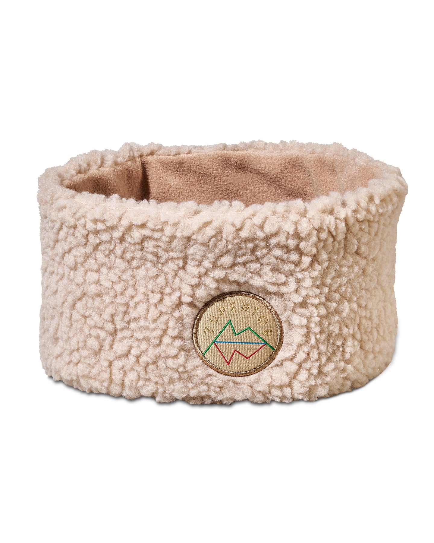 Pannband Teddyfleece - Beige