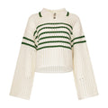 Leen Knit - Talani Green Stripe