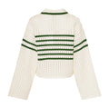 Leen Knit - Talani Green Stripe