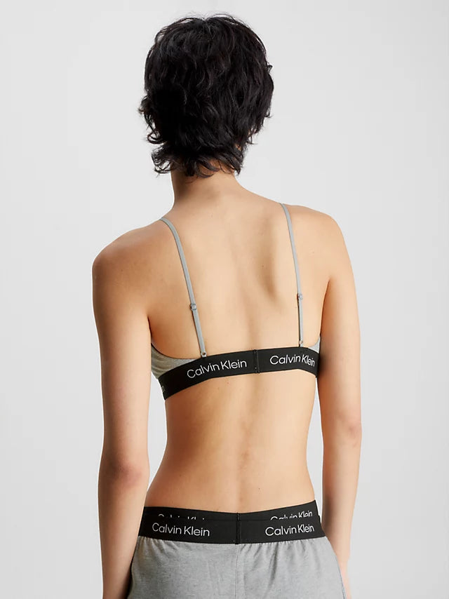 Unlined Bralette - Grey Heather