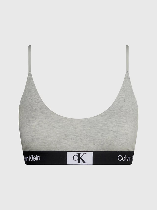 Unlined Bralette - Grey Heather