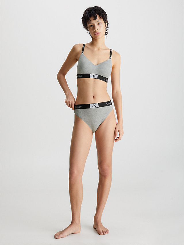 Lght Lined Bralette - Grey Heather