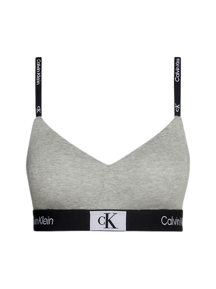 Lght Lined Bralette - Grey Heather