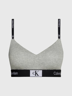 Lght Lined Bralette - Grey Heather