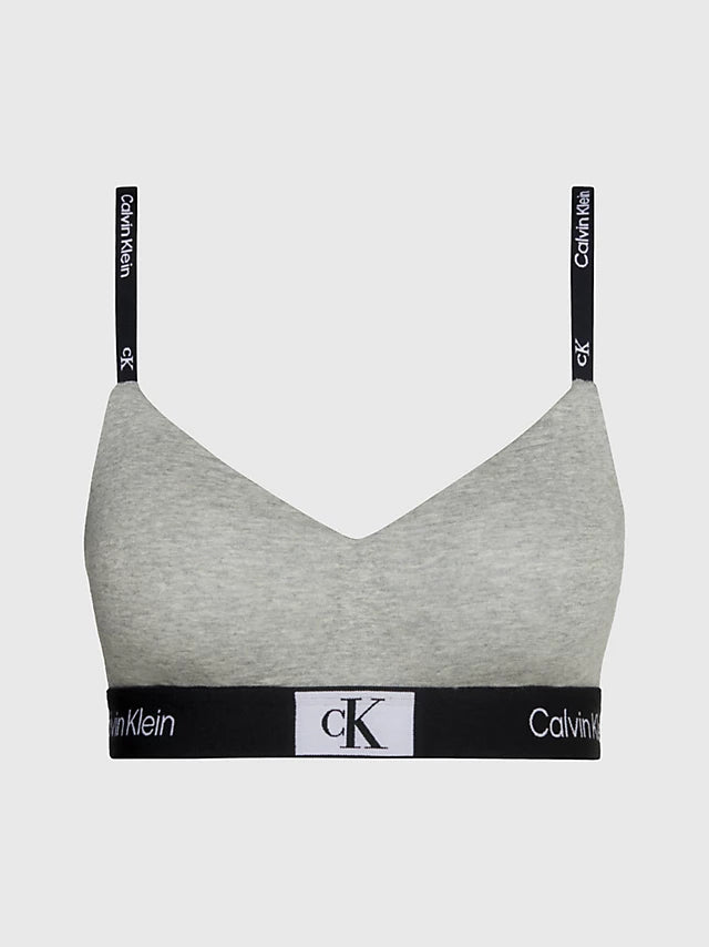 Lght Lined Bralette - Grey Heather